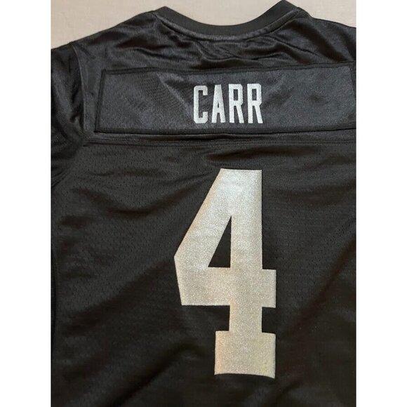 Oakland Raiders Derek Carr #4 Fanatics Jersey Womens Small Black Short Sleeve.‎ - Picture 4 of 14